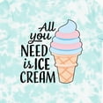 thumbnail image 4 of Inktastic All You Need is Ice Cream with Ice Cream Cone Boys or Girls Toddler T-Shirt, 4 of 5