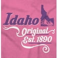 thumbnail image 2 of Idaho Mountain State Shape Filagree Women's Graphic T Shirt Tees Brisco Brands S, 2 of 6