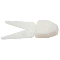 Zoom Fishing Lures 027045-SP Small Salty Chunk Trailer 2 1/2 Inch 5 Per Pack White Pearl