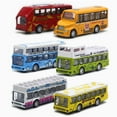 thumbnail image 4 of 5 Pcs Modèle de Bus en Alliage à Rétrofriction pour Enfants Collection Cadeau, 4 of 10