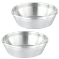thumbnail image 4 of 2 Pcs Assiette Multi-Usage Soucoupe à Assaisonnement Assiette Apéritif Plat en Acier Inoxydable, 4 of 9