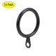 thumbnail image 1 of Anillos de Cortina Uxcell Metal 28mm Diámetro Interior para Varillas de Cortina Negros 14 Paquete, 1 of 5