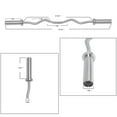 thumbnail image 2 of Everyday Essentials 25 Pound Olympic Super Curl Barbell, 350-Pound Capacity, 2 of 6