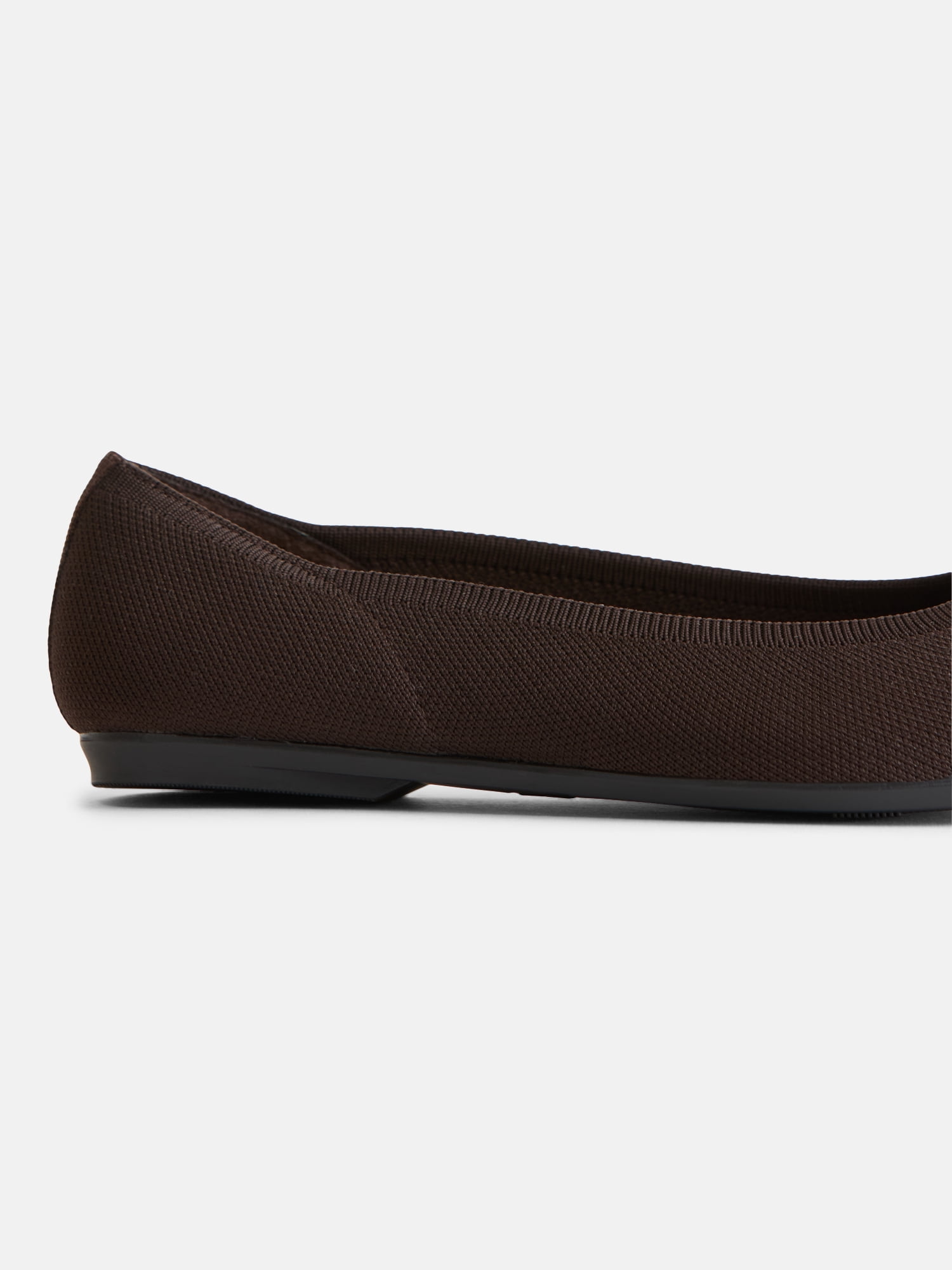 Time and Tru Women's Comfort Knit Ballet Flats
