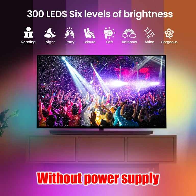 Intelligente RGB LED TV Hintergrundbeleuchtung GLOW Strip WiFI KIT