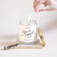 thumbnail image 4 of Elequaint Engagement Gifts - Lavender & Eucalyptus Scented Jar Candle for Couples, Newly Engaged, Wedding, 4 of 8