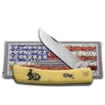 thumbnail image 4 of Case XX Knives Sodbuster Jr Rabbit Scene Etched Yellow Synthetic 1/600 Stainless Knife Pocket Knife, 4 of 4