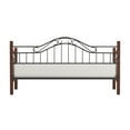 thumbnail image 3 of Hillsdale Furniture Matson Wood and Metal Daybed, Black with Cherry Posts, 3 of 11