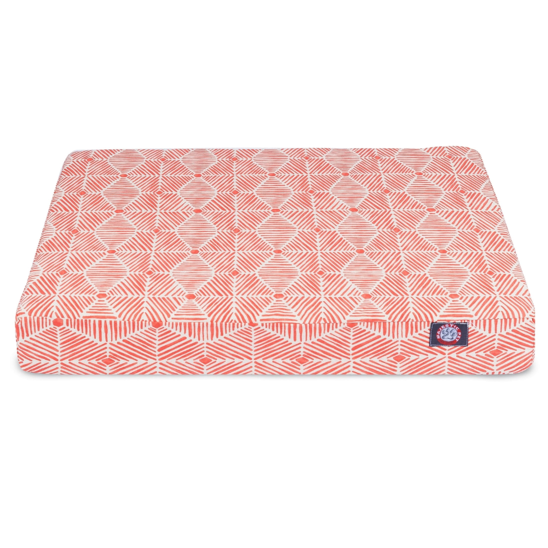 Majestic Pet | Charlie Shredded Memory Foam Rectangle Pet Bed For Dogs, Removable Cover, Gray, Large