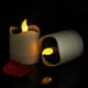 thumbnail image 5 of eléctrica con energía de 2 piezas, s votivas de lámpara de sin llama parpadeante perfecl Velas de té eléctricas, 5 of 8