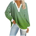 thumbnail image 1 of Blouses pour Femmes, Mode Décontractée Confortable Manches Longues Col Rabattu T-Shirt, 1 of 3
