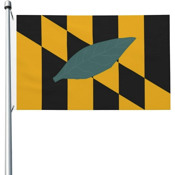 Flag Of Calvert County, Maryland Flag 3x5 Ft Outdoor Flags Banner Double-Sided Decorative Flag Durable Polyester Home Yard Funny Flags