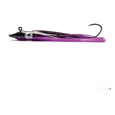 UPC: 0023534461840 | Mustad Setback Hootchie Black Purple Jig 1oz