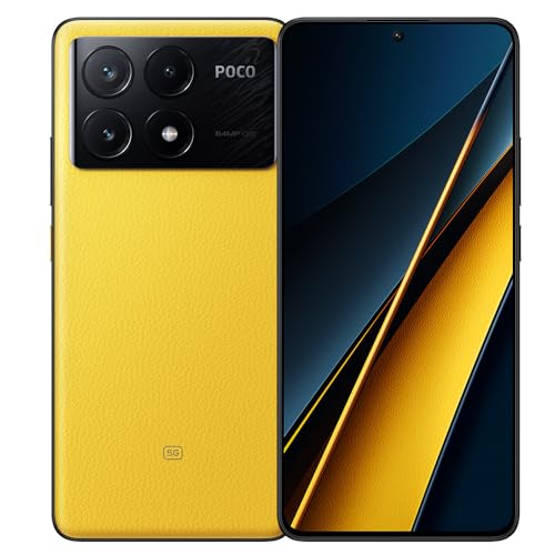 Xiaomi Poco X6 Pro DUAL SIM 256GB ROM + 8GB RAM (GSM Only | No CDMA) Factory Unlocked 5G Smartphone (Yellow) - International Version