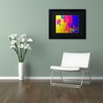 thumbnail image 3 of Trademark Fine Art "Colour Fun II" Canvas Art by Beata Czyzowska Young, Black Matte, Black Frame, 3 of 3