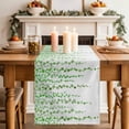 thumbnail image 2 of Table Runner 36 Inches Long for Kitchen Dining, Green Polka Dots Dresser Scarf Farmhouse, Dining Table Decorations for Wedding/Parties, Vintage Abstract Art Watercolor 13 x 36 In, 2 of 8