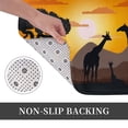 thumbnail image 6 of Pofeuu Giraffes Of The African Savannah Print Flannel Doormats Rug16"x24"Rug Washable Doormats Indoor Outdoor Rugs for Layered Front Door Mats, Porch, Kitchen, Entryway, 6 of 7