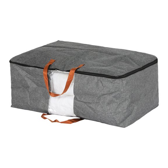 Unique Bargains 1 Pack Clothes Storage Storage Bags Grey 21.5*8.5*12.5in