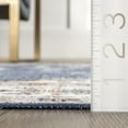 thumbnail image 6 of nuLOOM Ren SpinClean Vintage Floral Machine Washable Area Rug, 5' x 8', Ren Blue, 6 of 8