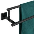 thumbnail image 1 of KOKOSIRI Bathroom Towel Bars 20 Inch Double Towel Rails Matte Black Towel Holder for Kitchen Garage Wall Mount Stainless Steel B5009BK-L20, 1 of 7