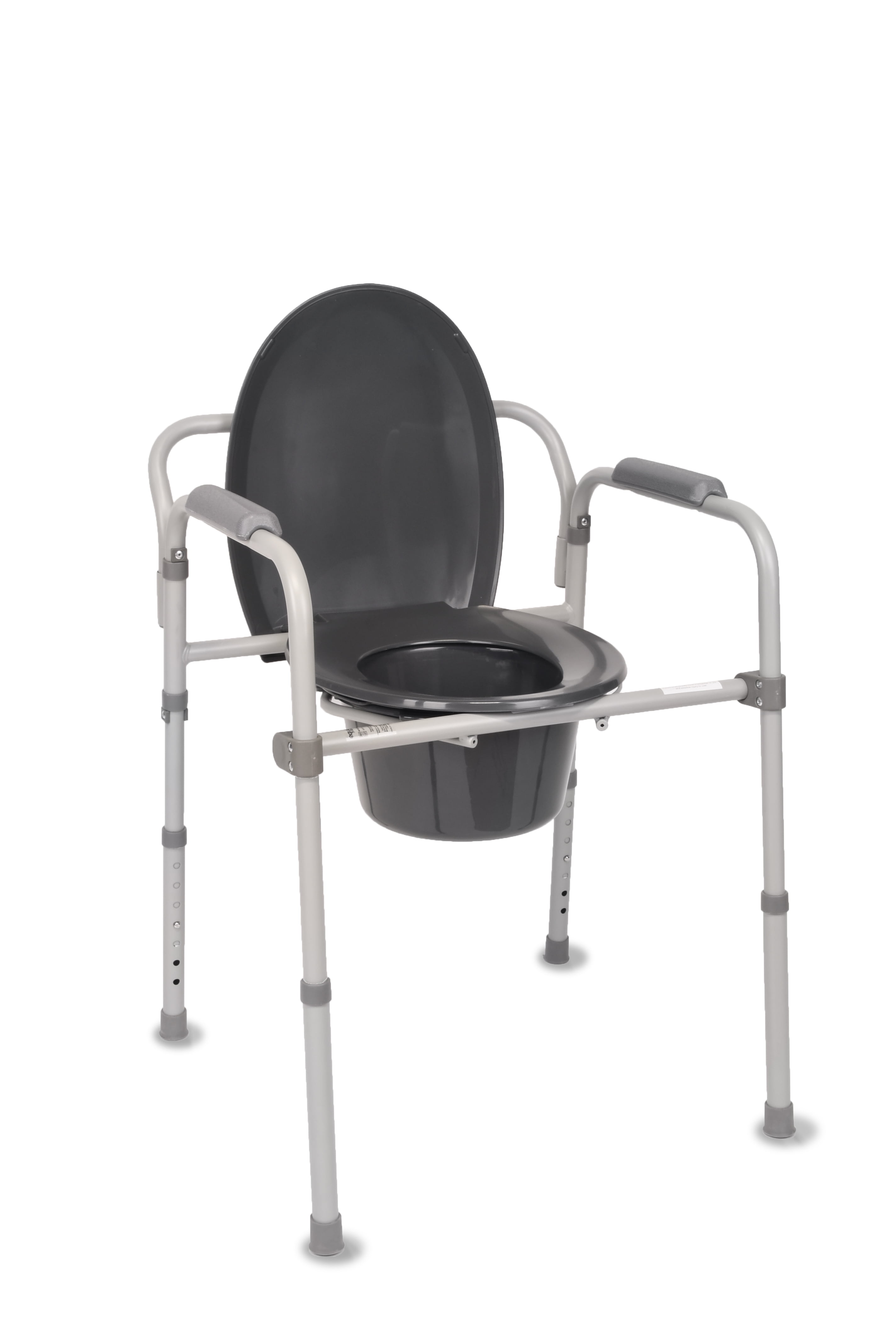 Equate Steel Foldable 3 In 1 Bedside Toilet Commode
