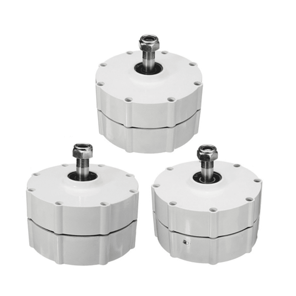 Wind Turbine And Water Turbine Low Speed 600W 800W 1000W 12V 24V 48V Gearless Permanent Magnet Generator Horizontal Wind Turbine
--------
Wide Use