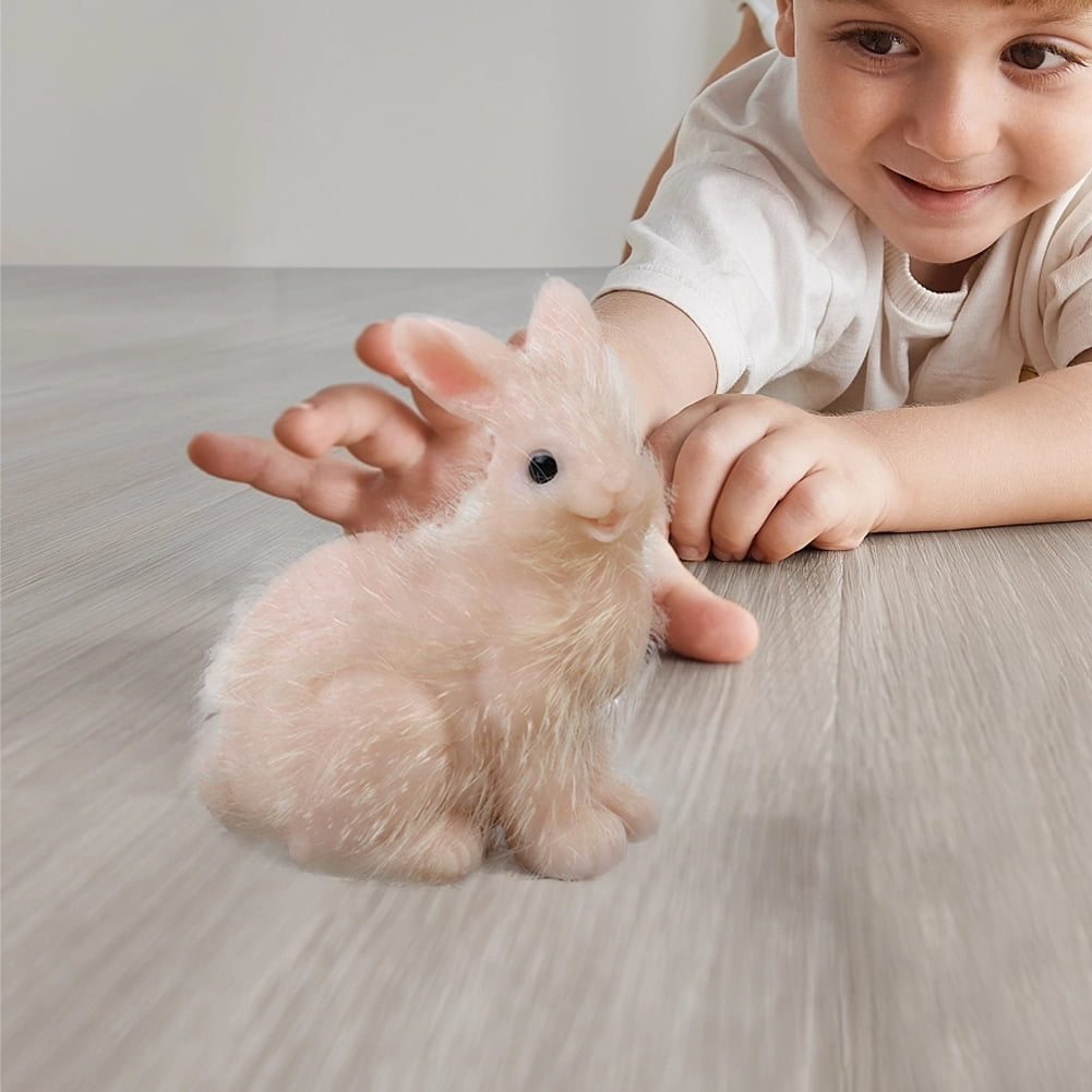 Realistic Silicone Pet Toy – Soft Reborn Pig, Rabbit & Dog Dolls for Kids, Parent-Child Play, Home & Birthday Party Gifts