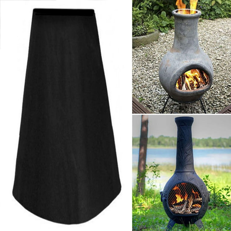 Outdoor Patio Chiminea Cover Waterproof Protective Chimney Fire Pit Heater Cover for Outdoor Garden Backyard Outdoor Patio Chiminea Cover Waterproof Protective Chimney Fire Pit Heater Cover for Outdoor Garden Backyard