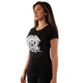thumbnail image 2 of Queen - Camiseta Diamante Logotipo para Mujer (Negro), 2 of 3