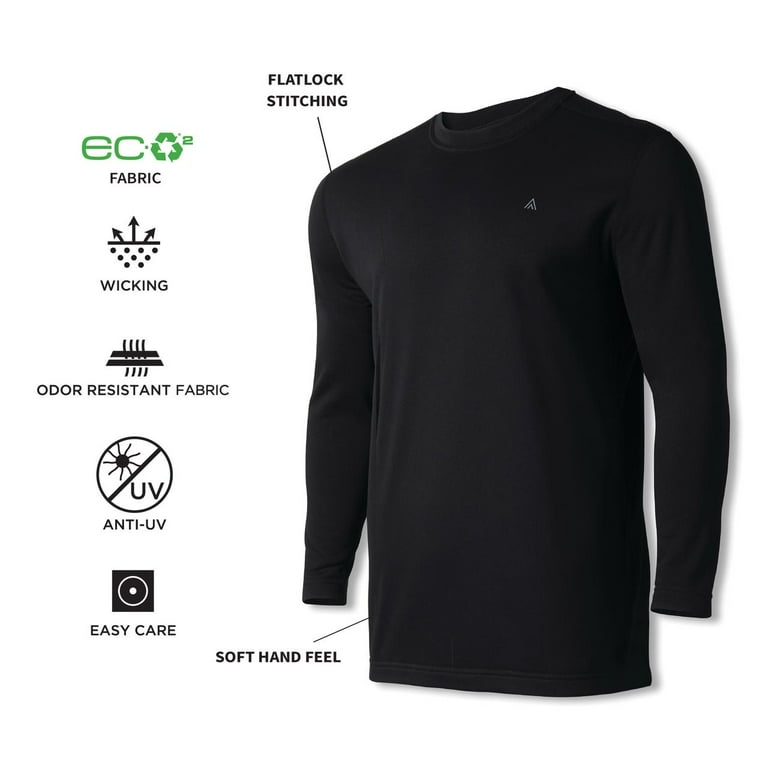 Polar Heat Nanuuq Mens Thermal Base Layer Top 2XL - Walmart.com