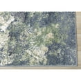 thumbnail image 6 of Novelle Home Davi Blue Green Cream Distressed Abstract Area Rug, 2'8" x 4'3", 6 of 10