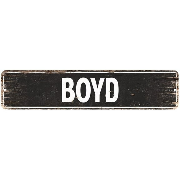 BOYD Gift Street Sign Home Decor Chic Gift 4x18 204180003117