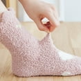 thumbnail image 4 of Diufon Fall Socks for Women Winter Cute Graphic Cozy Thickened Warm Socks Casual Fuzzy Home Slipper Socks, 4 of 4