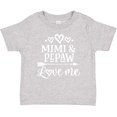 thumbnail image 3 of Inktastic Pepaw and Mimi Love Me Boys or Girls Baby T-Shirt, 3 of 5