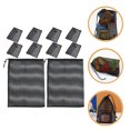 thumbnail image 1 of LABSERRON 10Pcs Drawstring Mesh Bags Mesh Bag Black Polyester Storage Breathable Foldable For Golf, 1 of 5