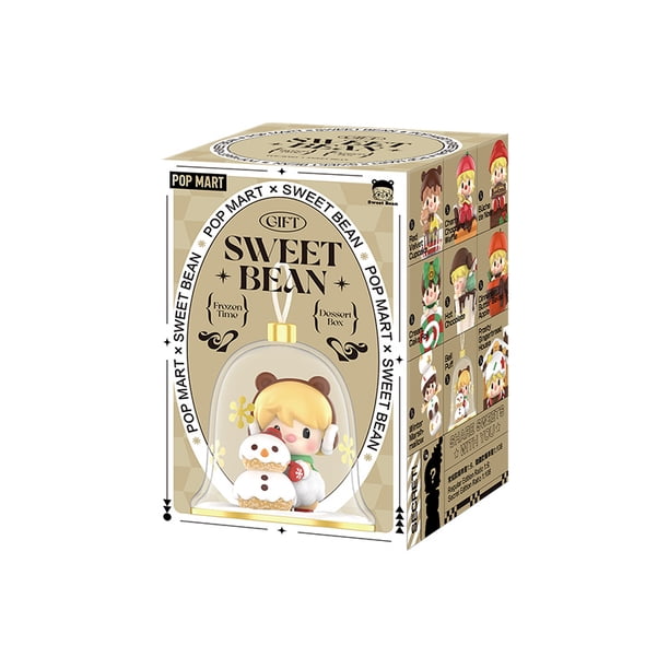 POP MART-figuras de la serie Sweet Bean Frozen Time Dessert Box