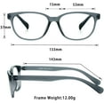 thumbnail image 4 of LifeArt Blue Light Blocking Computer Reading Glasses with Transparent Lens for Women/Men, 4 of 10