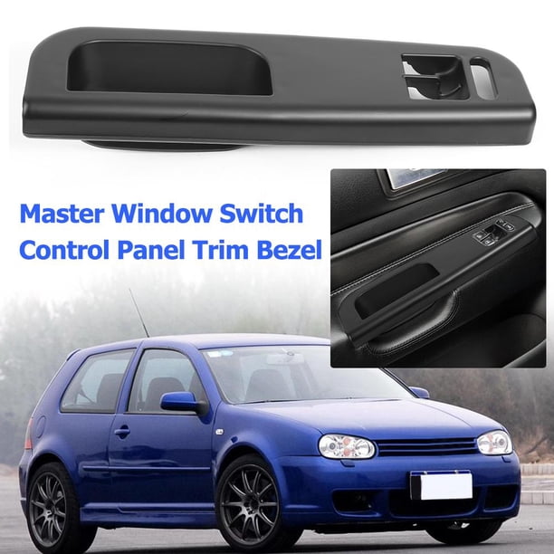 Panel de control del interruptor de la ventana principal, bisel embellecedor 3B1867171D negro para Golf 4
