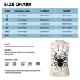 thumbnail image 5 of Lsque Spiders On The Web 1 Print Men's Cotton Blend Sleeveless Muscle Shirts (S-3XL)- Moisture Wicking, Odor Protection, UPF 30+,X-Large, 5 of 8