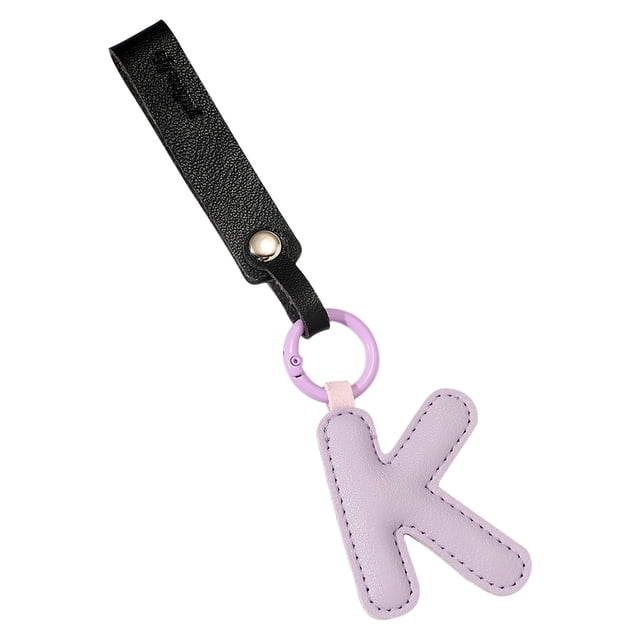 Accesorios para Coches Lindos Nuevo Cuero Carta Inglesa Llavero Colgante Bolsa de Llavero para Coches Accesorios para Coches Colgantes