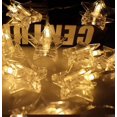thumbnail image 3 of Guirnalda de luces LED con 20 clips para fotos de 10 pies, funciona con pilas, con clips para colgar imágenes, tarjetas y obras de arte, 3 of 3