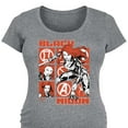 thumbnail image 3 of Marvel - Black Widow Grid - Maternity Scoop Neck Graphic T-Shirt, 3 of 5