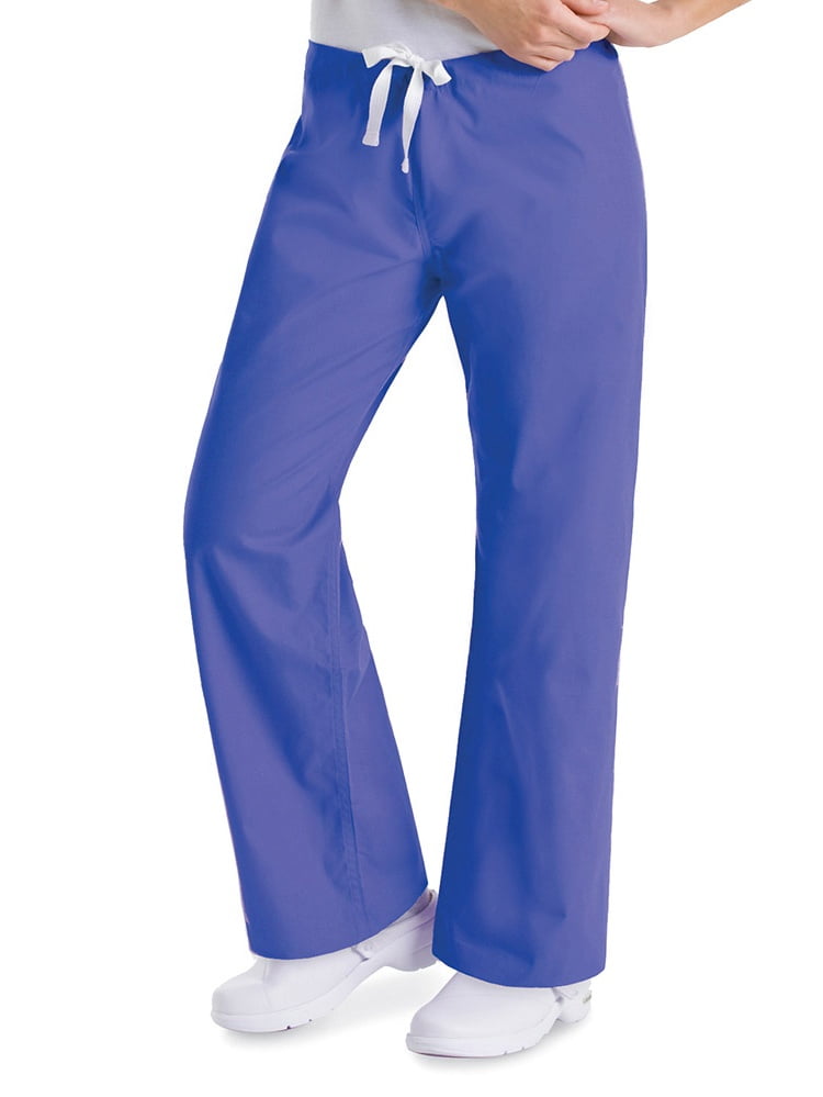Urbane Essentials Women's Boot Cut Scrub Pants
