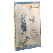 Christian Art Gifts Scripture Journal The Lords Mercies Are New Every Morning Lamentations 3:22-23 Bible Verse Blue Floral Inspirational Notebook,128 Ruled Pages Flexcover 5.5” x 8.5”