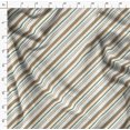 thumbnail image 4 of Soimoi Green Rayon Fabric Diagonal Stripe Print Fabric by the Yard 42 Inch Wide, 4 of 5