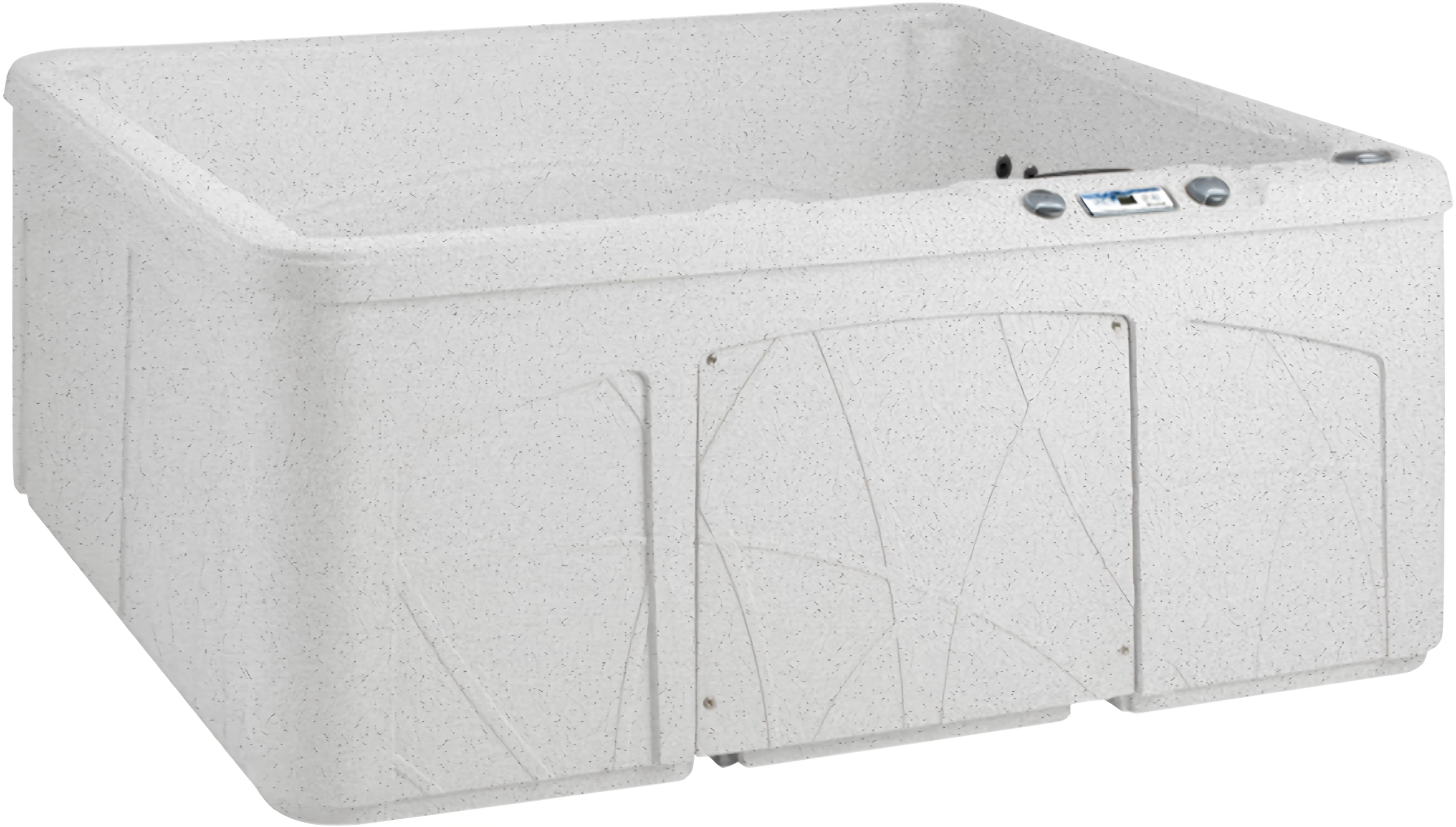 Lifesmart LS350DX SS Pillow Bundle - 5 Person, 28-Jet, Plug & Play Spa in Sea Salt with Spa Pillows included!