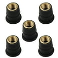 thumbnail image 4 of jiaping 5 Pieces Windshield Rubber Motorcycle Nuts Replaces Universal Repair Parts Brass Thread M6, 4 of 9