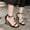 Black, variant on Jacenvly 2024 New Summer'S New Open-Toed Open-Toed Sandals Black Sandals for Women Dress Shoes Women Heels