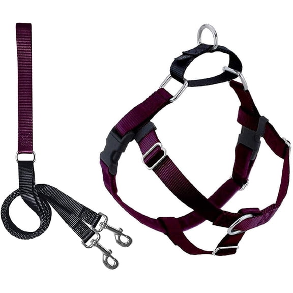 Burgundy Freedom No-Pull Dog Harness