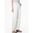 thumbnail image 4 of DOKOTOO Women's Barrel Jeans Wide Leg Vintage Mid Rise Y2k Baggy Boyfriend Ankle Denim Pants White, 4 of 10